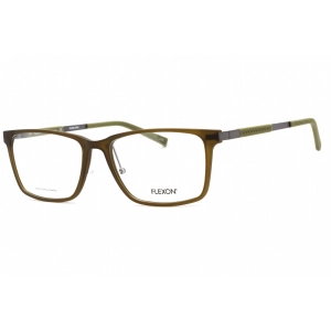 Flexon Men's Eyeglasses - Clear Lens Matte Crystal Olive Full Rim | FLEXON EP8005 313