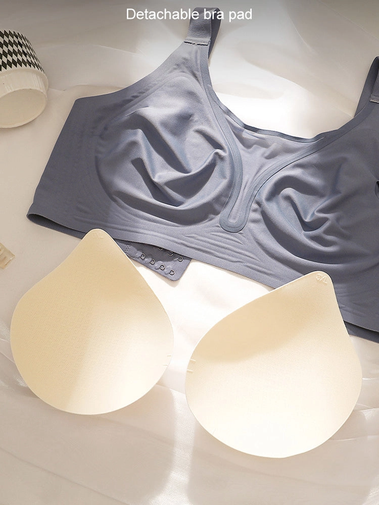Full-Coverage Seamless Mesh Minimizer Bra