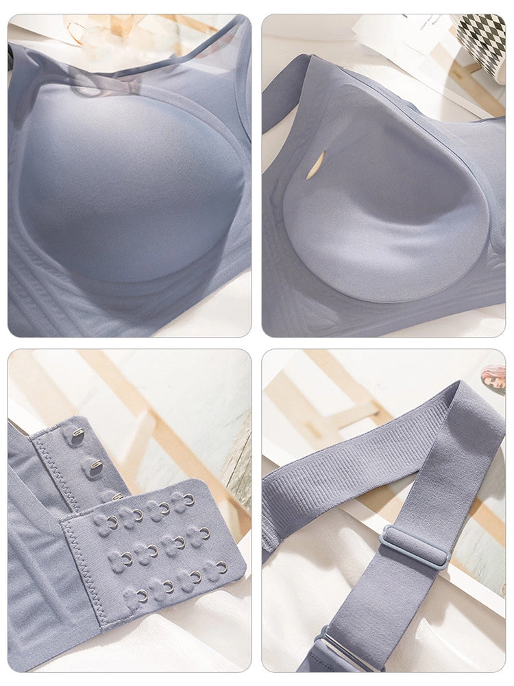 Full-Coverage Seamless Mesh Minimizer Bra