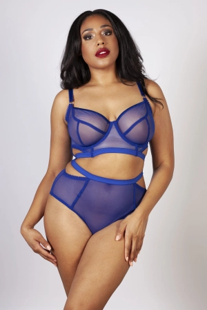 Gabi Fresh Harper HW Mesh Cut Out Brief Blue