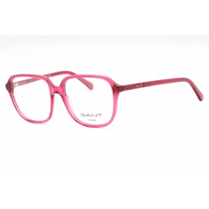 Gant Women's Eyeglasses - Shiny Fuxia Plastic Square Shape Full Rim Frame | GA4155 075