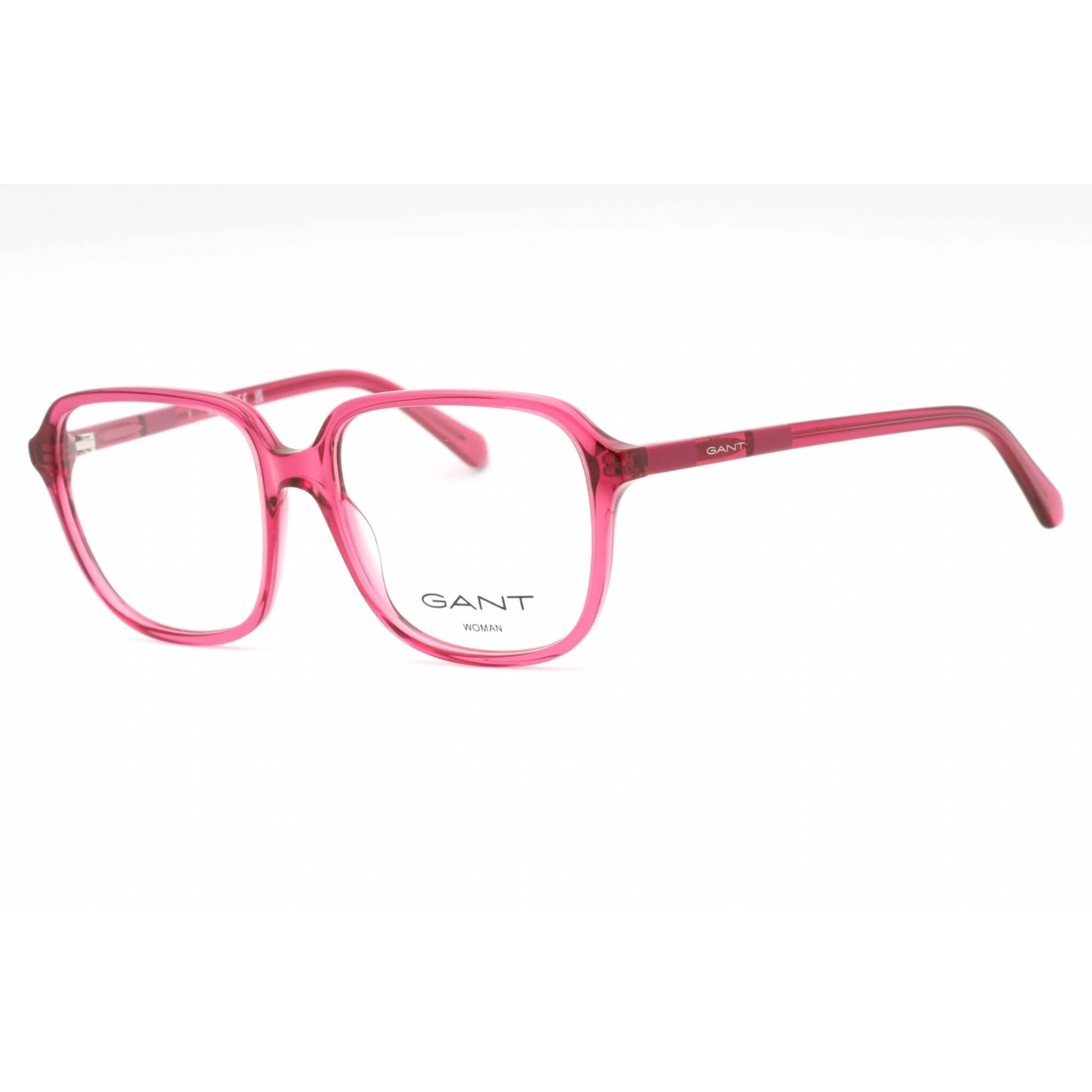 Gant Women's Eyeglasses - Shiny Fuxia Plastic Square Shape Full Rim Frame | GA4155 075