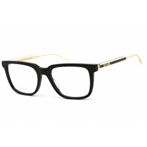 Gucci Men's Eyeglasses - Black Plastic Full Rim Frame Clear Demo Lens | GG0560ON 005