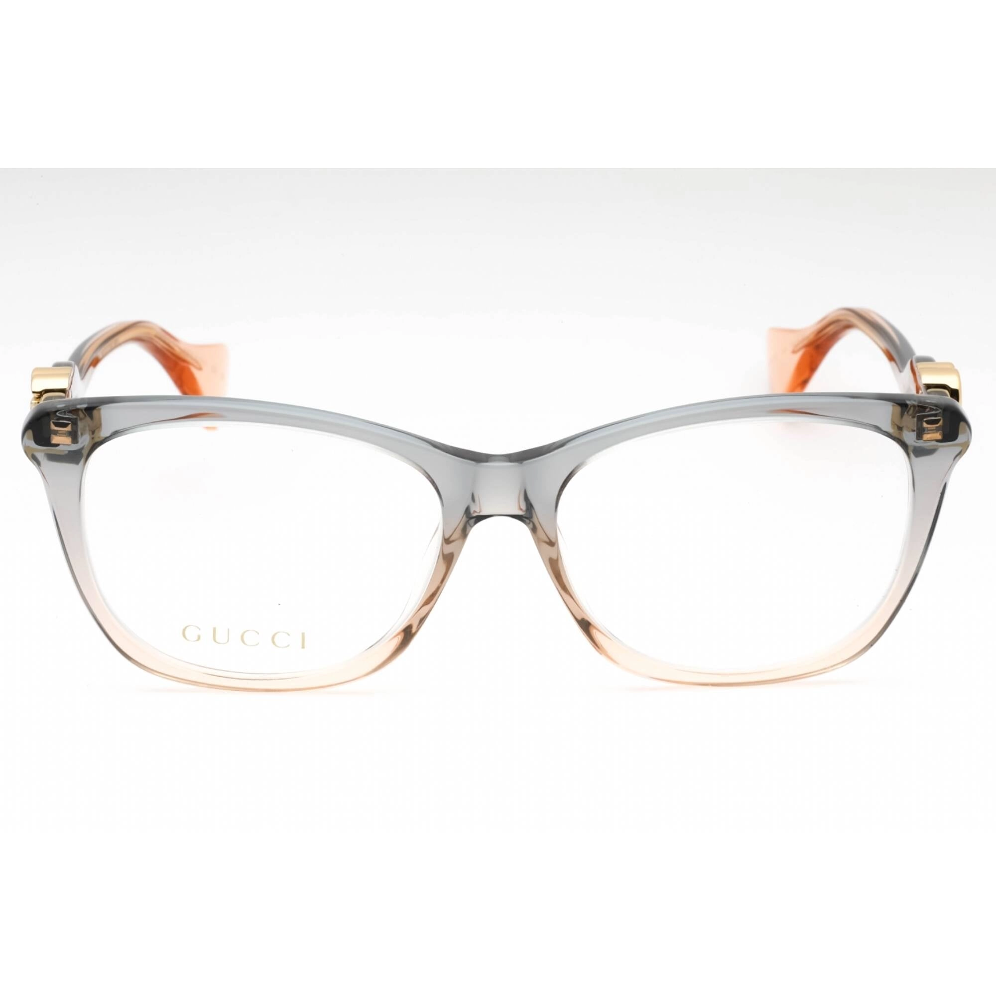 Gucci Women's Eyeglasses - Blue Cat Eye Full Rim Frame Clear Demo Lens | GG1012O 002