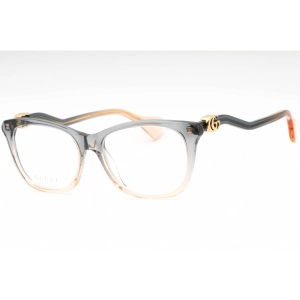 Gucci Women's Eyeglasses - Blue Cat Eye Full Rim Frame Clear Demo Lens | GG1012O 002