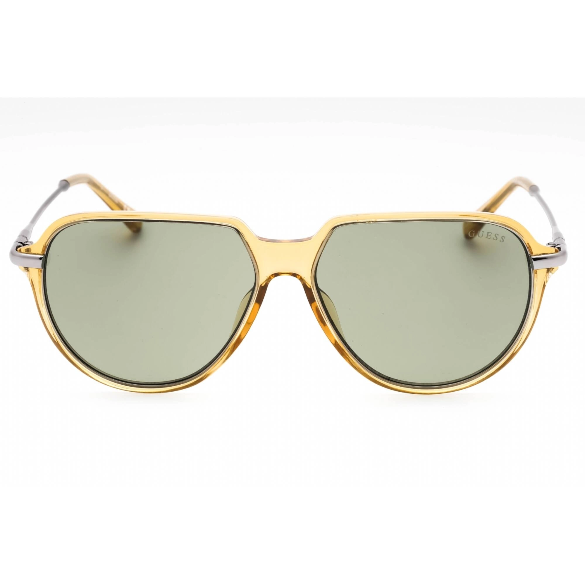 Guess Men's Sunglasses - Yellow/Other Injected Propionate Aviator Frame | GU00067 41N