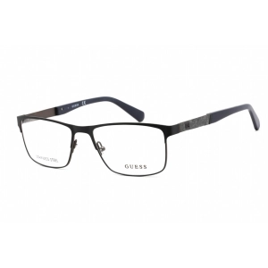 Guess Unisex Eyeglasses - Blue Stainless Steel Rectangular Shape Frame | GU1928-N 091
