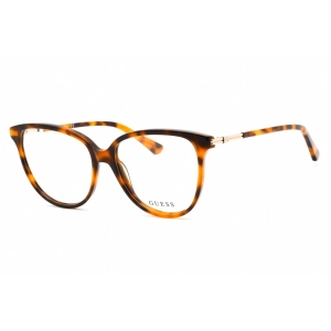 Guess Women's Eyeglasses - Full Rim Blonde Havana Rectangular Shape Frame | GU2905 053