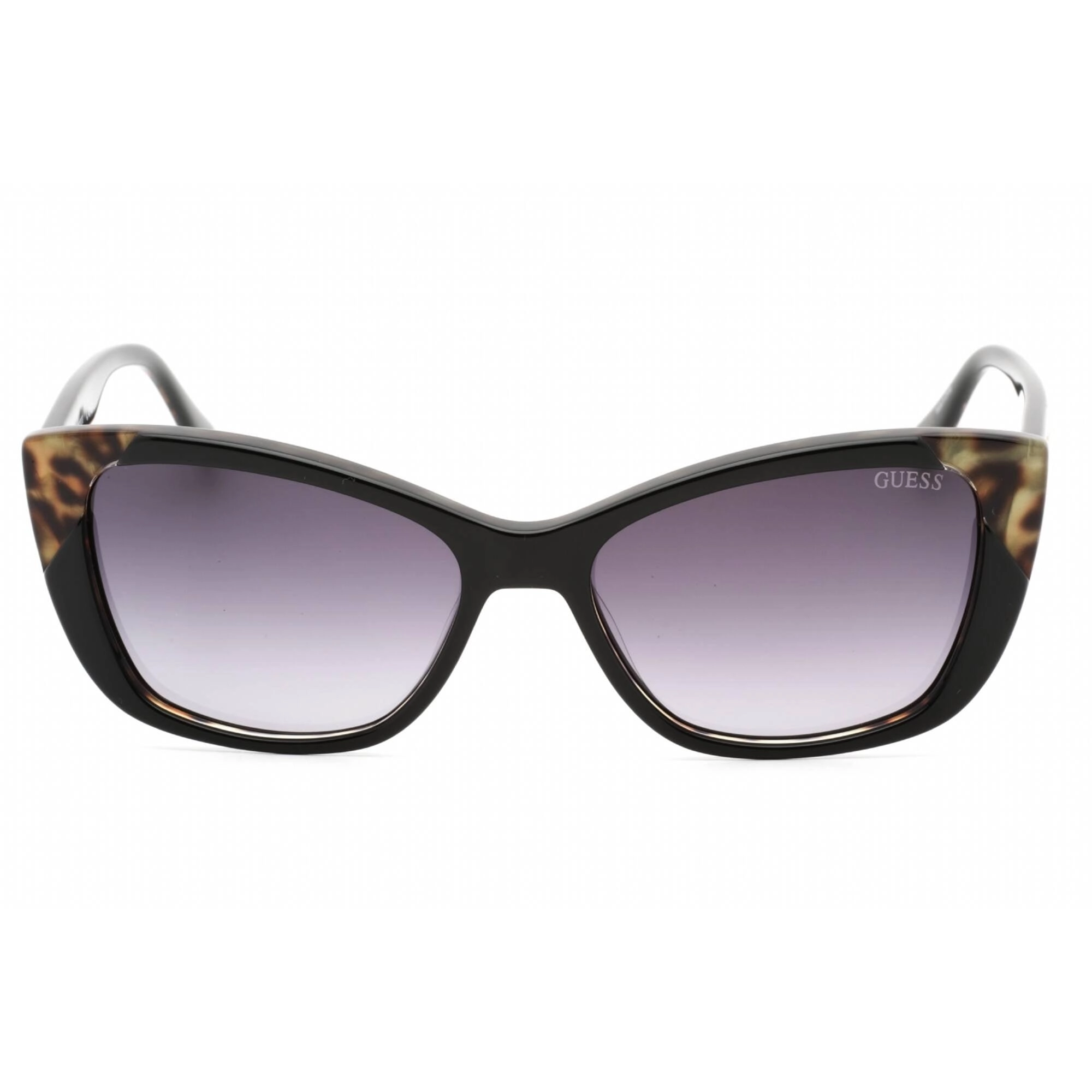 Guess Women's Sunglasses - Dark Blue Gradient Lens Black Cat Eye Frame | GU 7511 05B