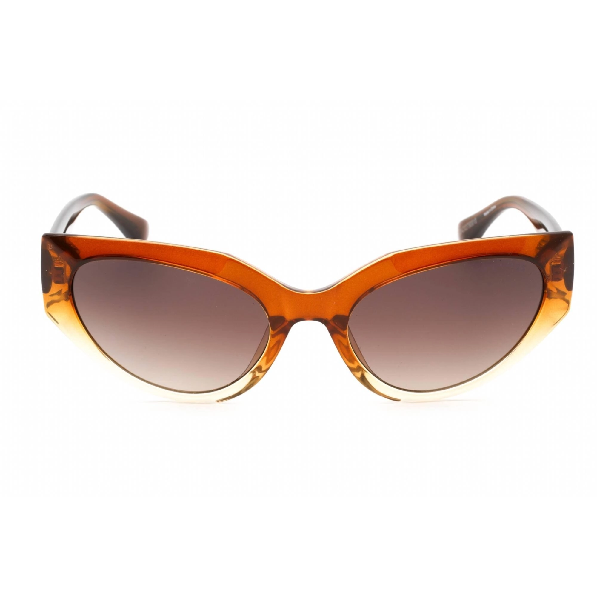 Guess Women's Sunglasses - Full Rim Light Brown Plastic Cat Eye Frame | GU7787-A 47F
