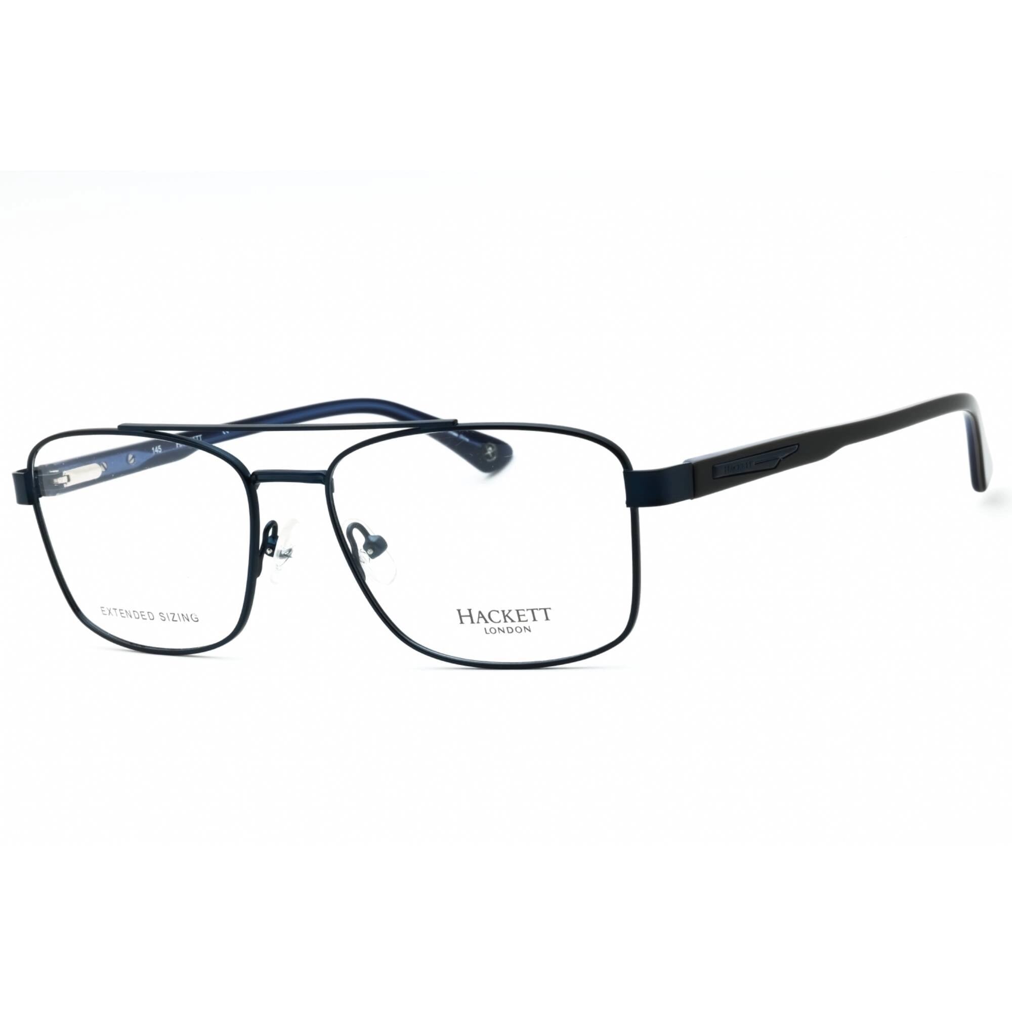 Hackett Men's Eyeglasses - Navy Metal Full Rim Rectangular Shape Frame | HEK1261 689