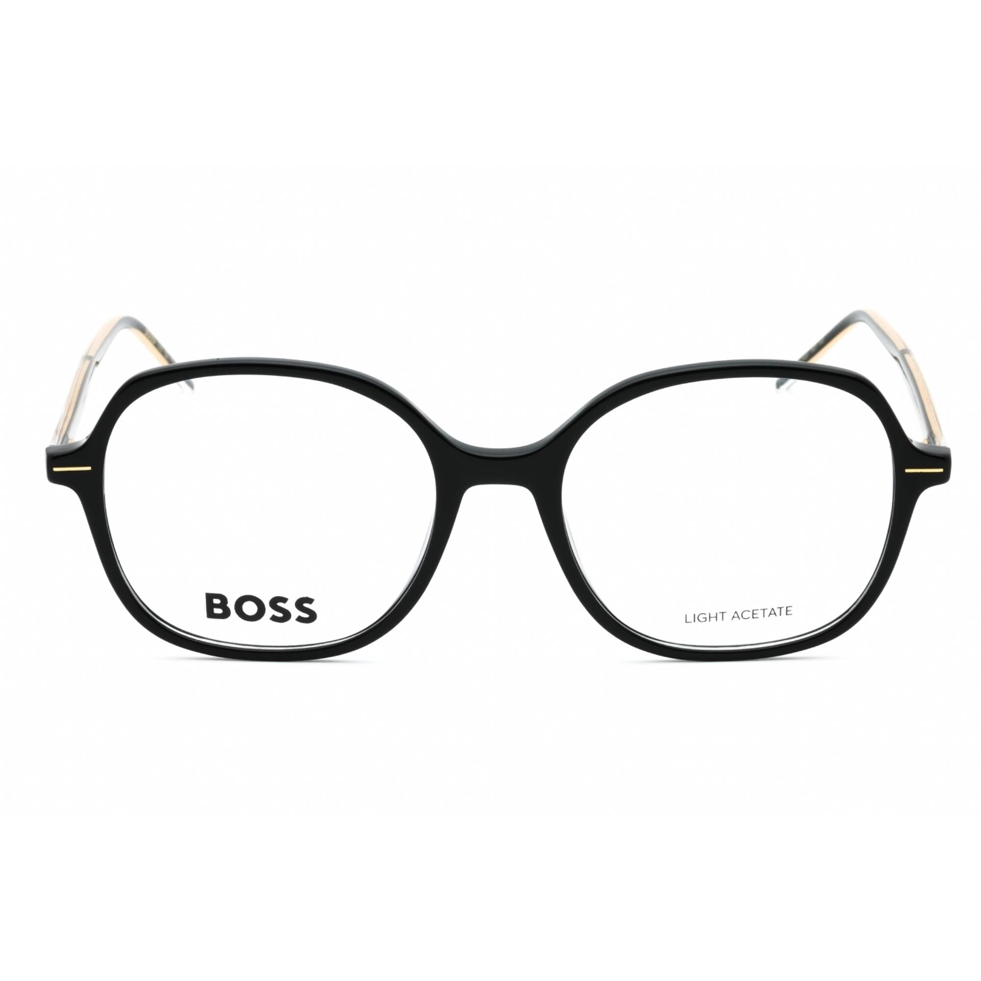Hugo Boss Women's Eyeglasses - Black Plastic Square Full Rim Frame | BOSS 1525 0807 00