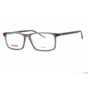 Hugo Men's Eyeglasses - Full Rim Matte Grey Rectangular Shape Frame | HG 1025 0RIW 00