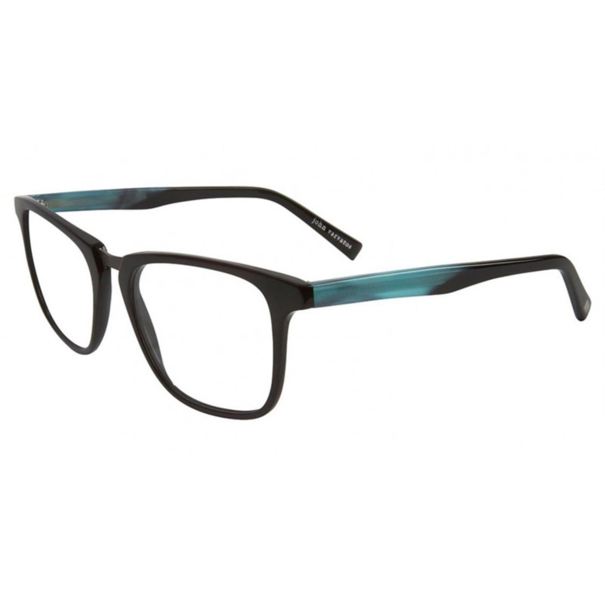 John Varvatos Men's Eyeglasses - Black/Gold Plastic Frame | JOHN VARVATOS V373 BLA