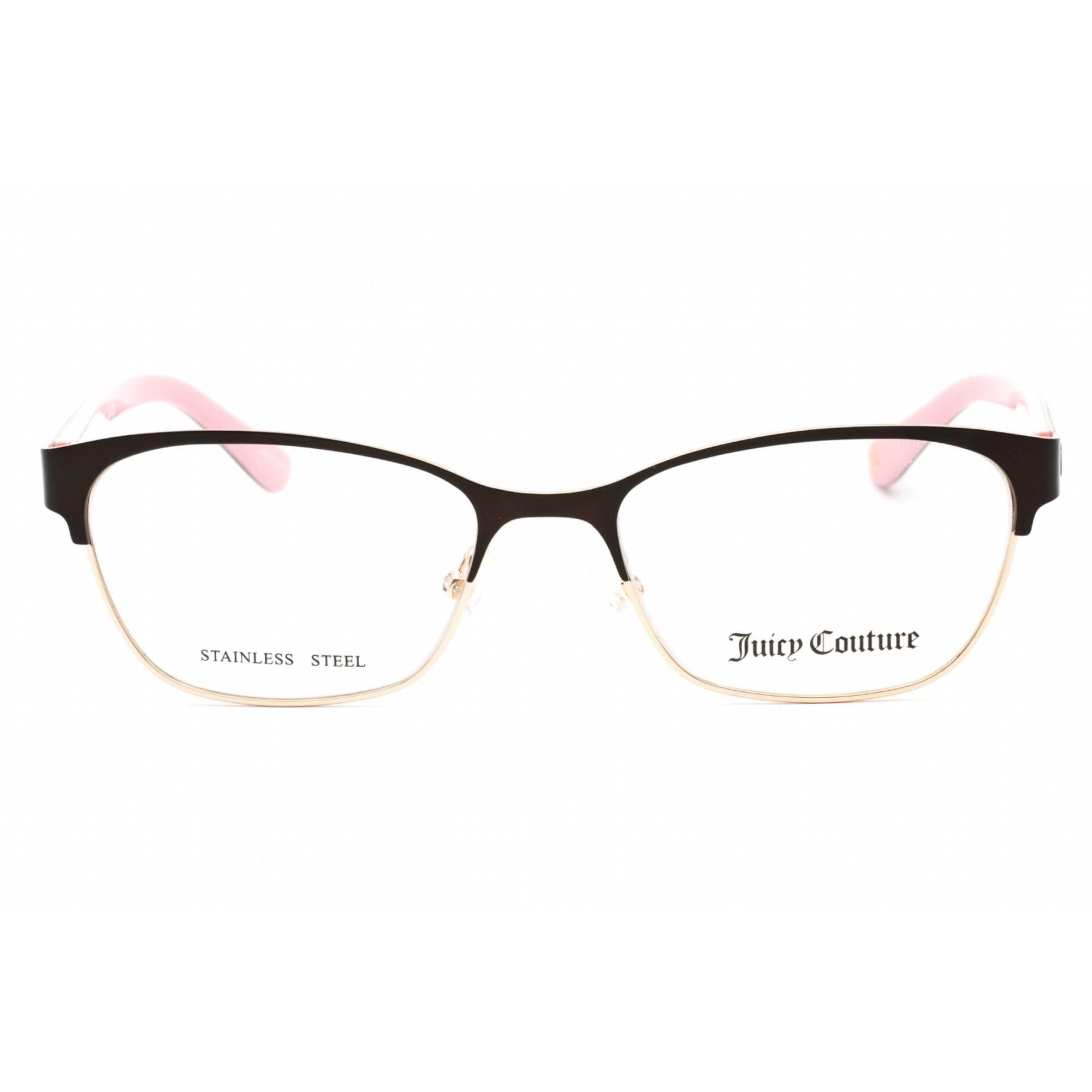 Juicy Couture Women's Eyeglasses - Matte Brown Metal Full Rim Frame | JU 214 04IN 00