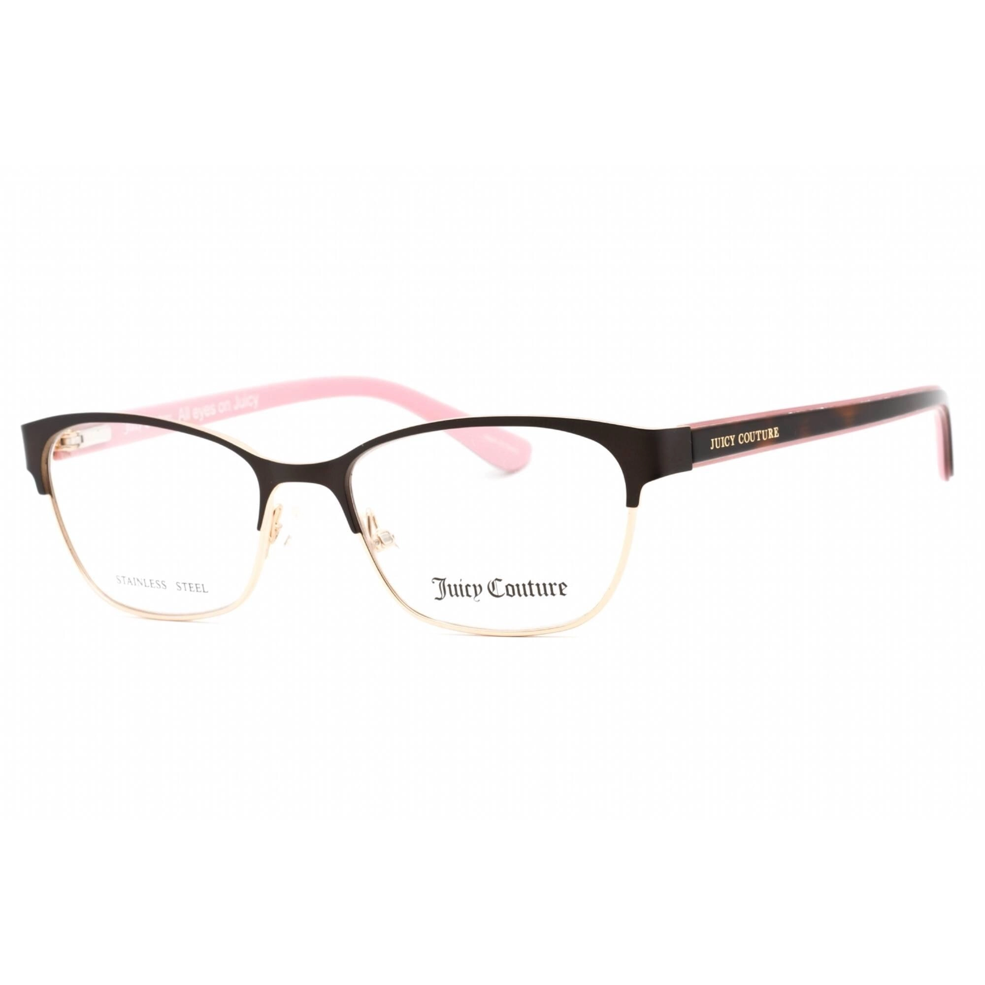 Juicy Couture Women's Eyeglasses - Matte Brown Metal Full Rim Frame | JU 214 04IN 00