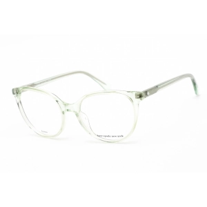 Kate Spade Men's Eyeglasses - Cat Eye Transparent Light Green Plastic | Adelle 1ED