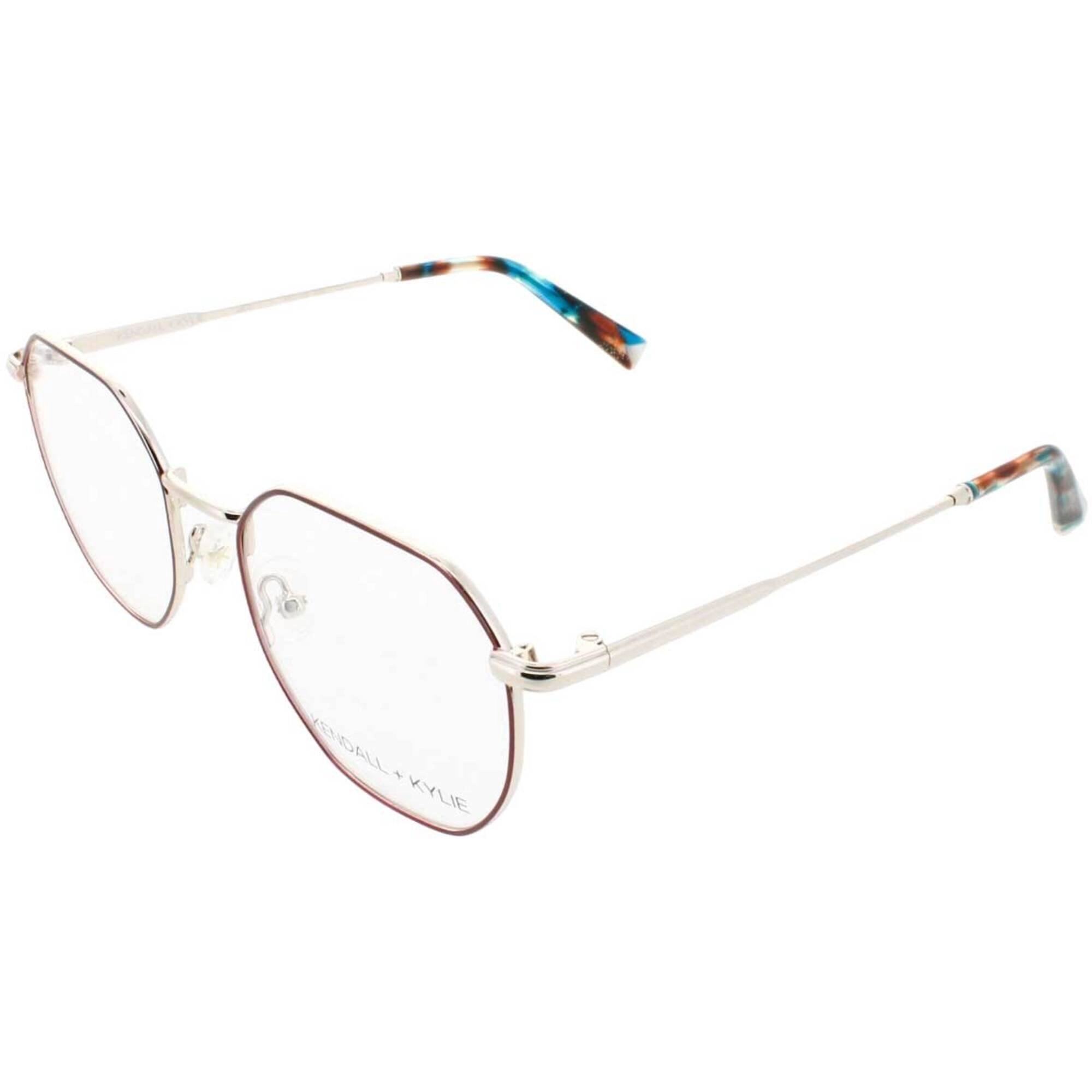 Kendall   Kylie Women's Eyeglasses - Red Metal Frame Demo Lens | KKO196G DEZI 604