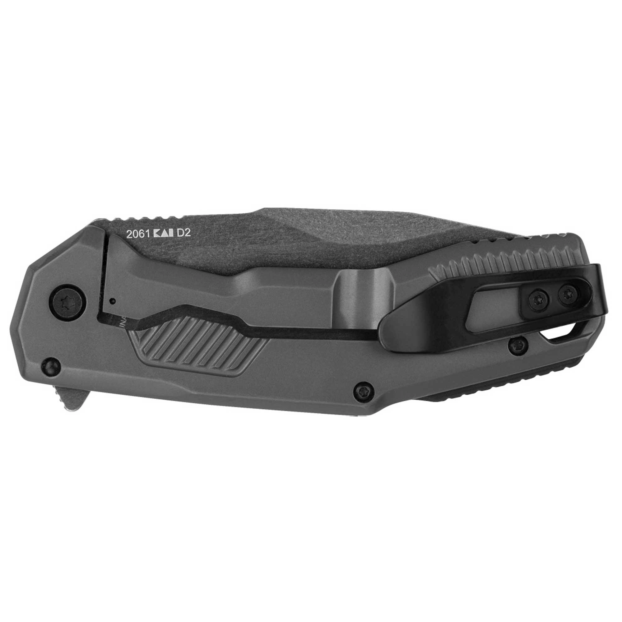 Kershaw Pocket Knife - Cannonball BlackWash Drop Point Blade Frame Lock | KW2061