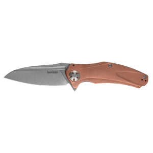 Kershaw Pocket Knife - Natrix XL CU Drop Point Plain Edge Steel Blade | KW7008CU