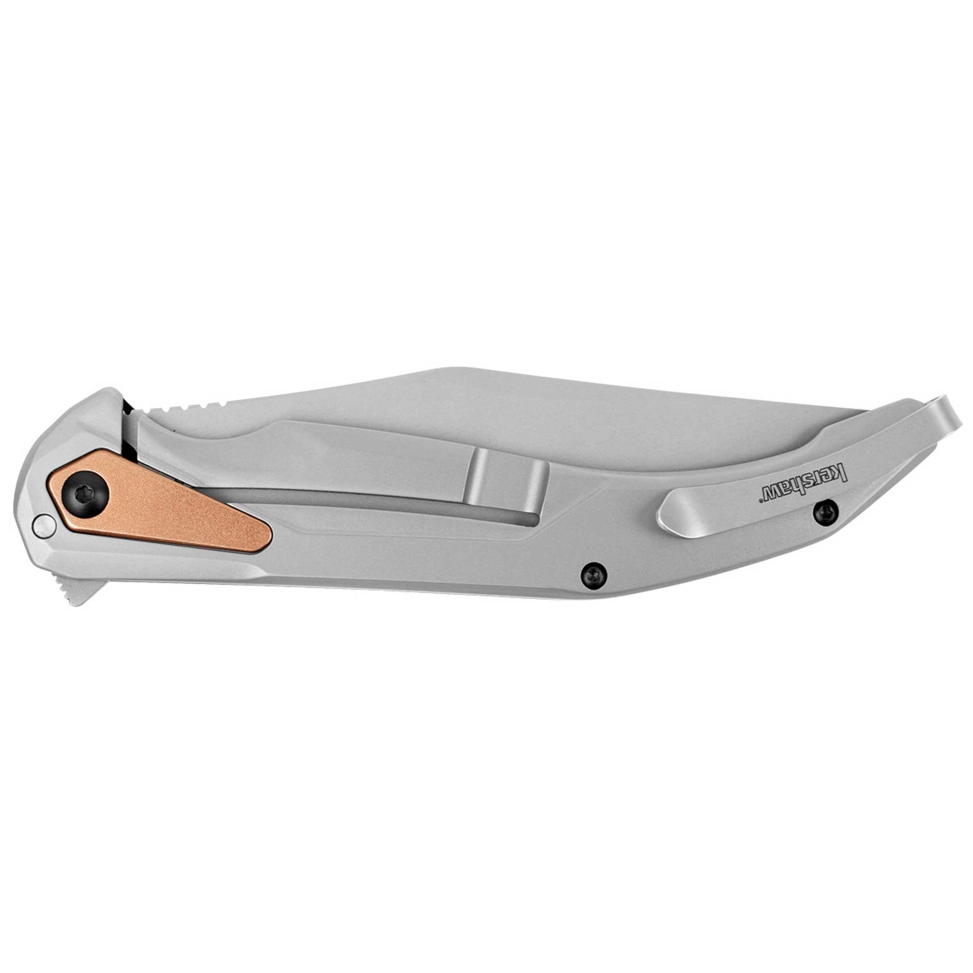 Kershaw Pocket Knife - Strata Clip Point Blade with Frame Lock Type Folder | KW2076
