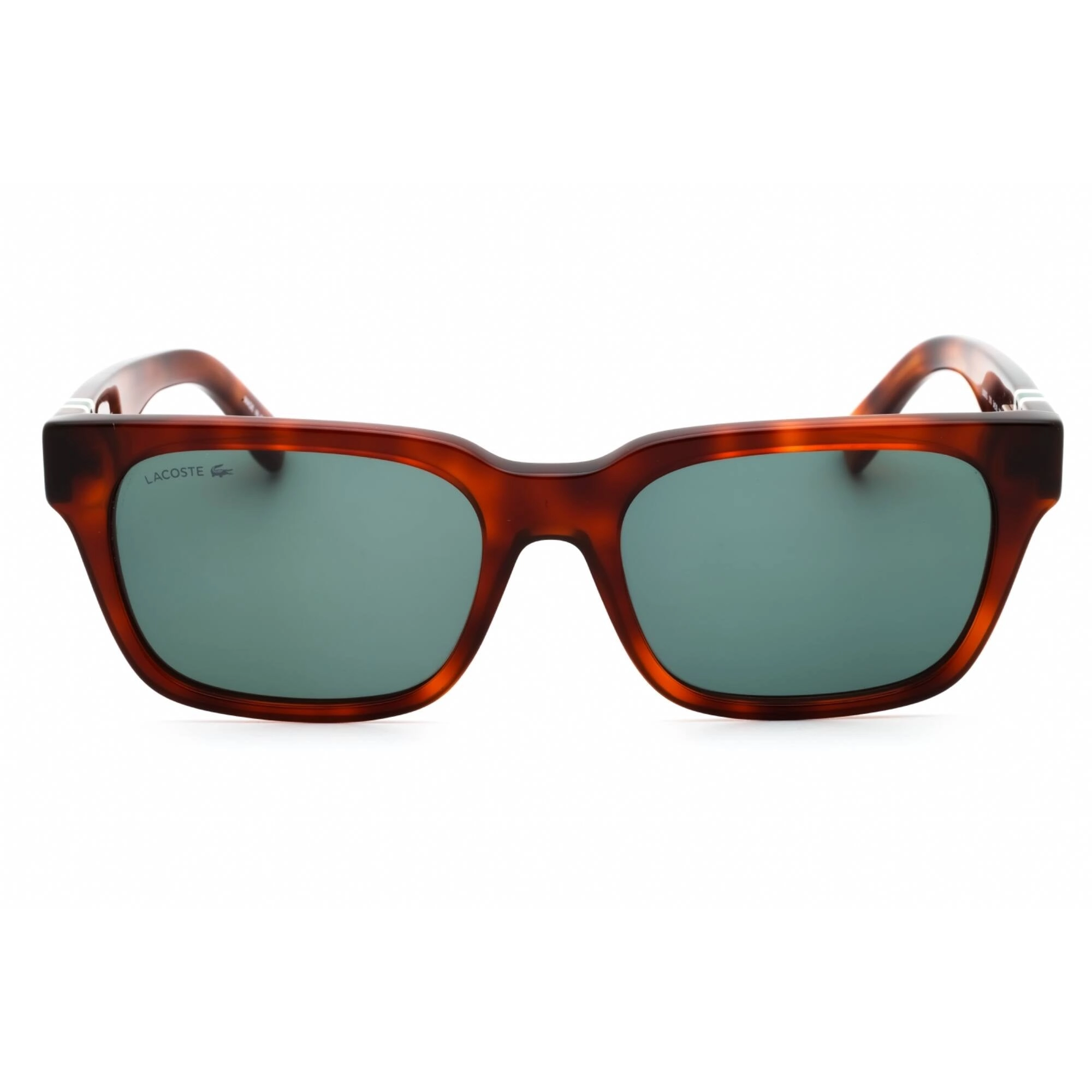 Lacoste Men's Sunglasses - Blonde Havana Acetate Square Full Rim Frame | L6007S 218