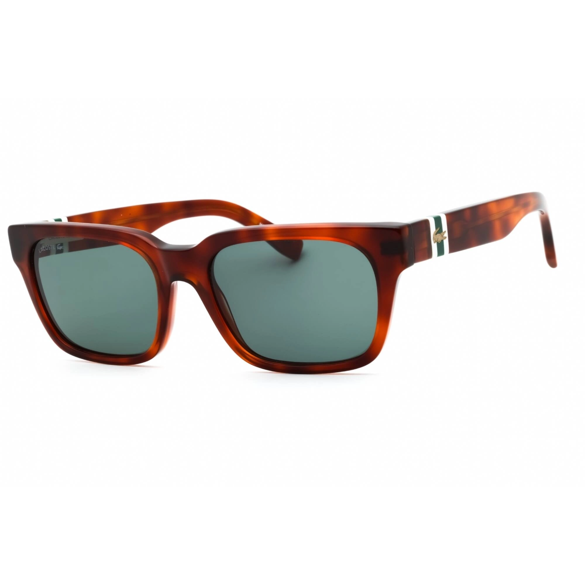 Lacoste Men's Sunglasses - Blonde Havana Acetate Square Full Rim Frame | L6007S 218