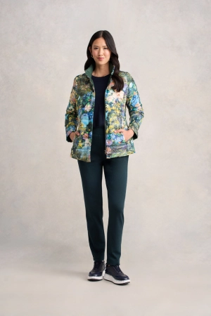Landscape Puffer Jacket - Monet Garden