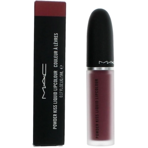 MAC Women's Lipstick - Powder Kiss Liquid Lipcolor, 990 More The Mehr-Ier, 0.17 oz