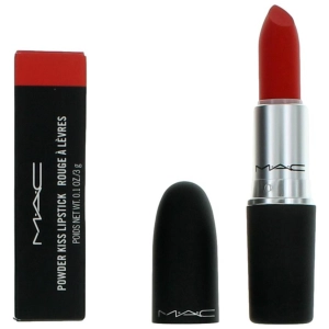 MAC Women's Lipstick - Powder Kiss Moisture-Matte, 929 You're Buggin' Lady, 0.1 oz