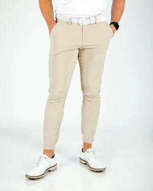 Men's Light Khaki Golf Jogger