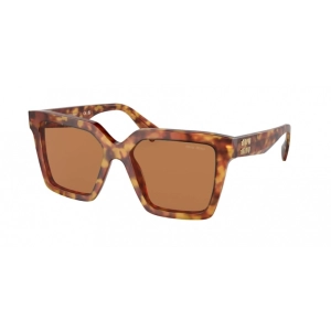 Miu Miu Women's Sunglasses - Light Havana Butterfly Frame Brown Lens | 03YS 4BW2Z1
