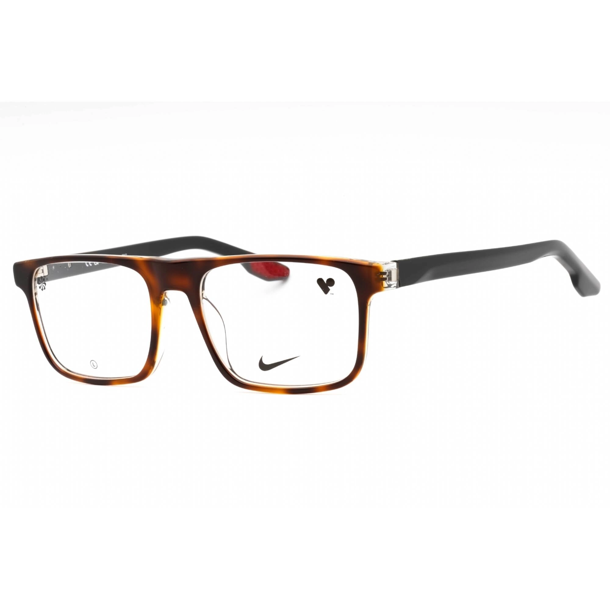 Nike Men's Eyeglasses - Tortoise/Crystal Smoke Acetate Full Rim Frame | NIKE 7161 242