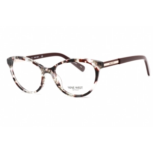 Nine West Women's Eyeglasses - Full Rim Burgundy Pearlized Tortoise Frame | NW5185 618