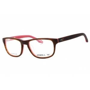 ONeill Unisex Eyeglasses - Brown/Pink Plastic Square Full Rim Frame | ONO-EDEN 172