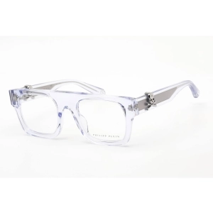 Philipp Plein Men's Eyeglasses - Rectangular Shape Shiny Crystal Frame | VPP056X 880Y