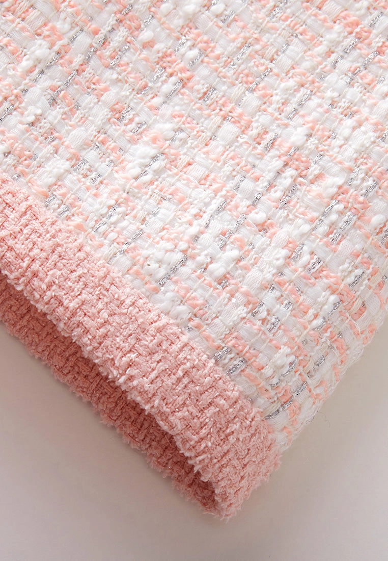 Pink Lady Classic Tweed Dress