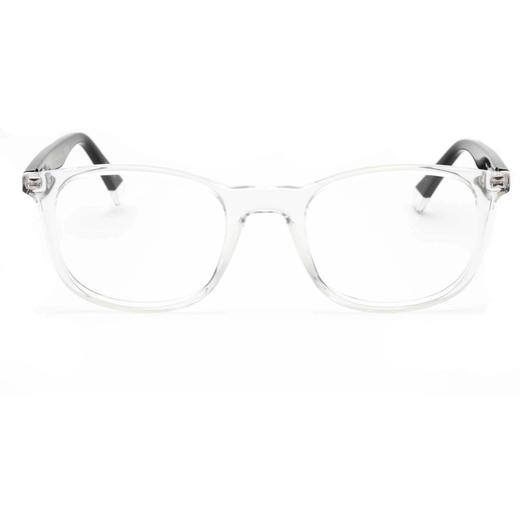 Polaroid Core Men's Eyeglasses - Crystal Plastic Rectangular Frame | PLD D424 0900 00