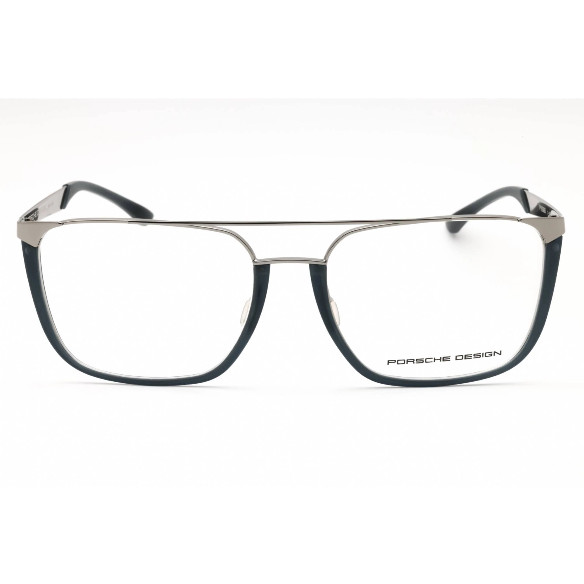 Porsche Men's Eyeglasses - Light Gun Blue Injected Propionate Pilot Frame | P8388 C
