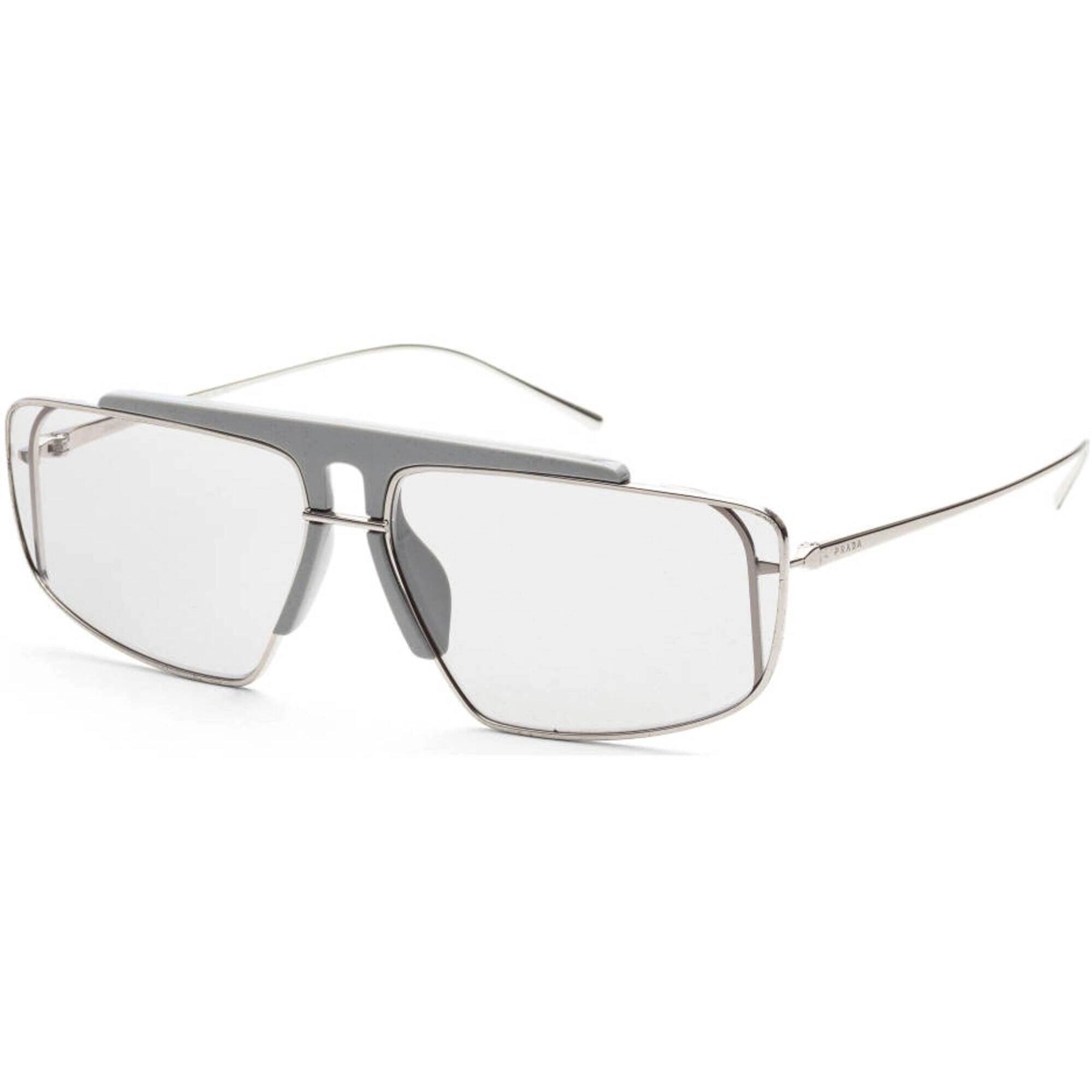 Prada Men's Sunglasses - Catwalk Silver/Grey Rubber Frame | PRADA 0PR 50VS 3004Q163