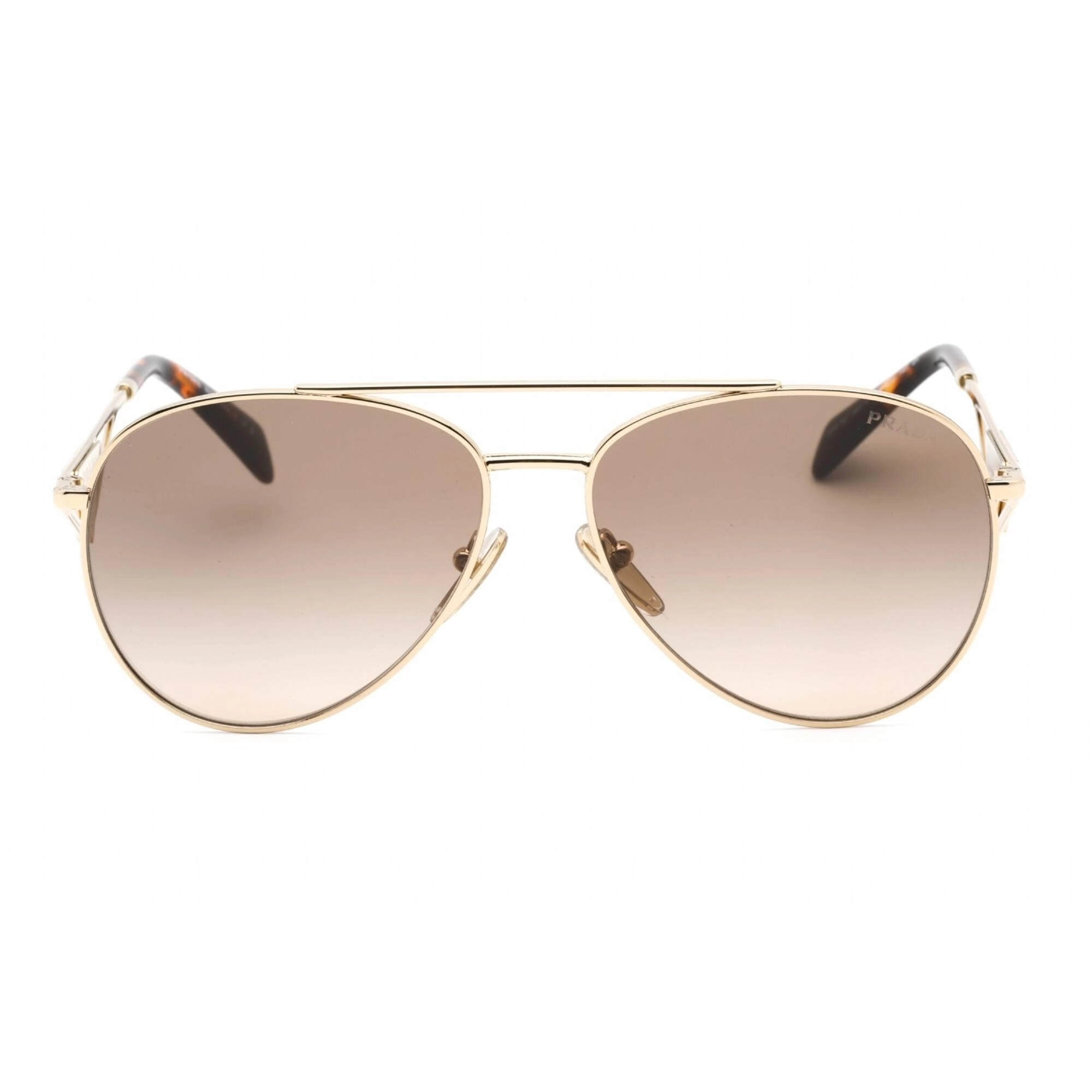 Prada Women's Sunglasses - Light Brown Gradient Light Gray Lens | 0PR 73ZS ZVN3D0