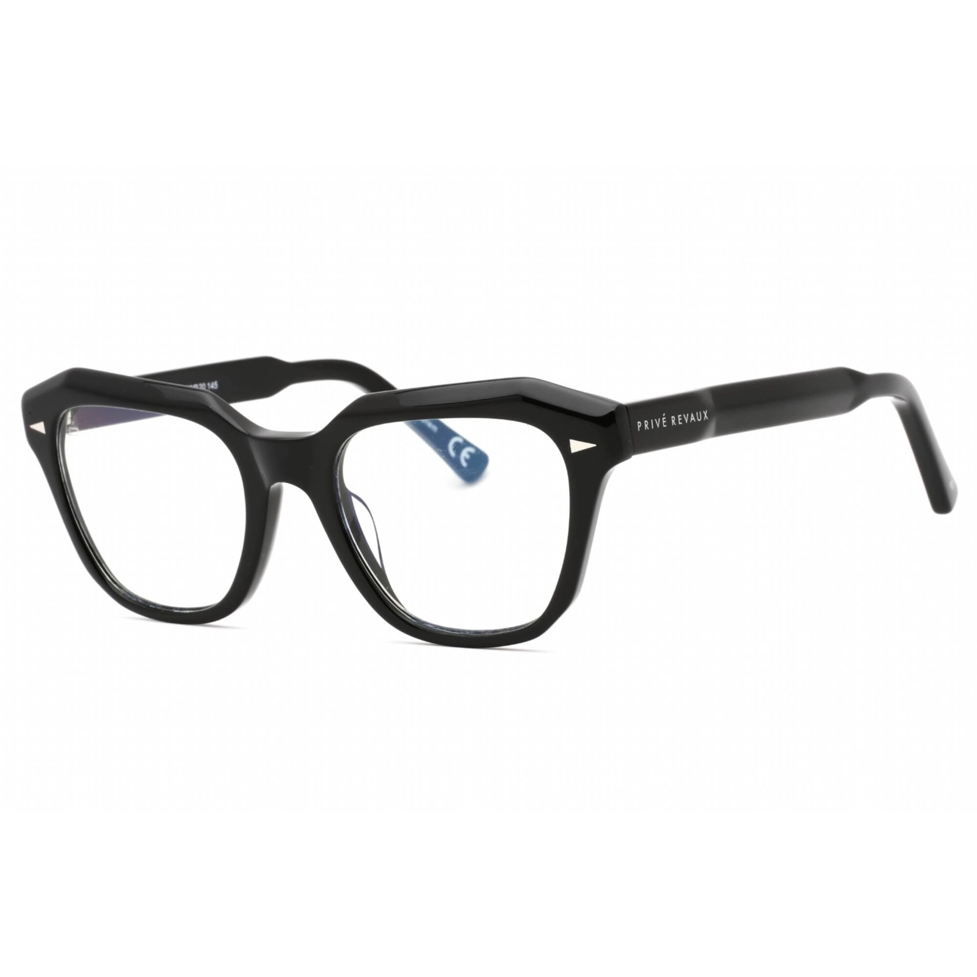Prive Revaux Women's Eyeglasses - Full Rim Cat Eye Shape Frame | Daybreak Caviar Black