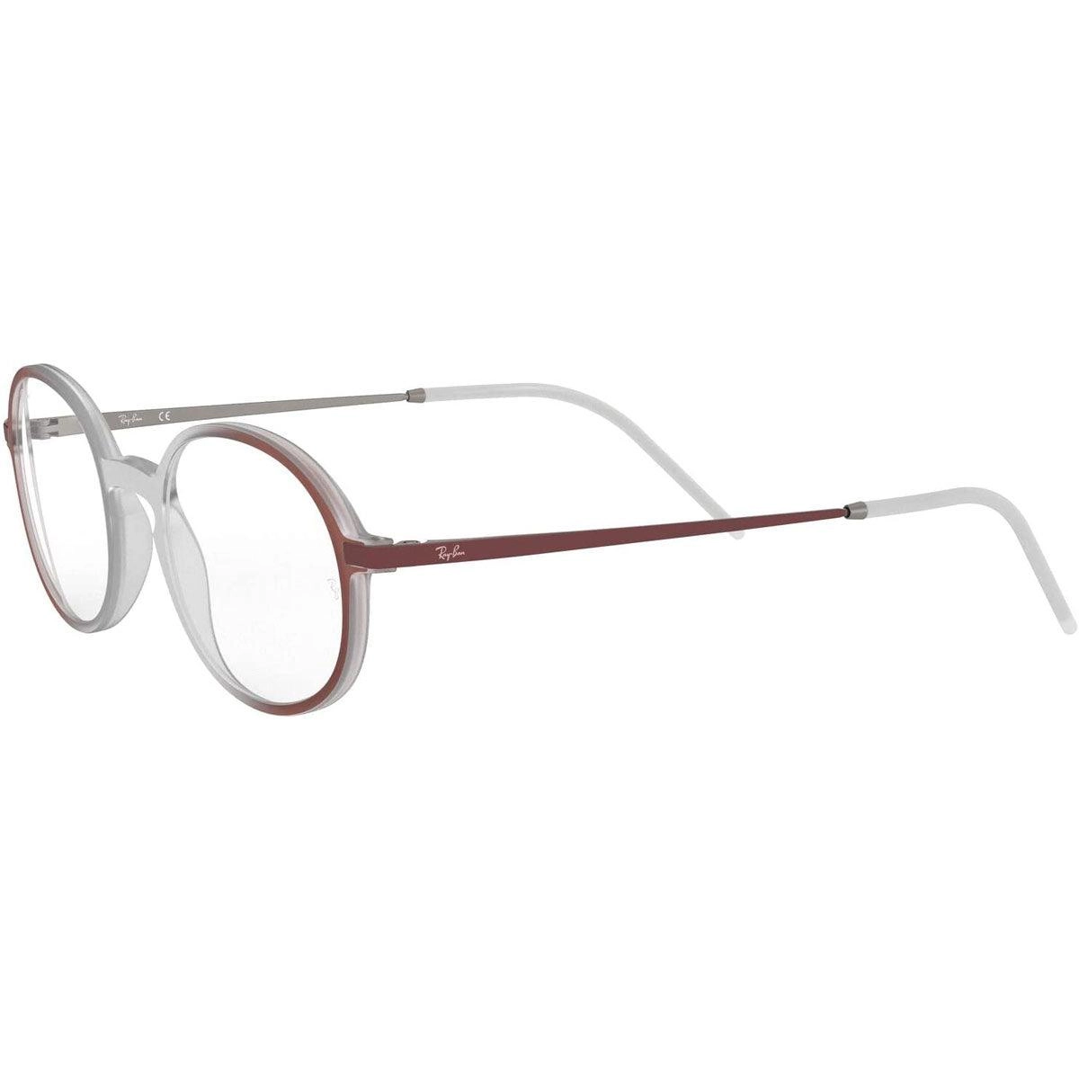 Ray Ban Men's Eyeglasses - Demo Lens Plastic Round Frame | 0RX7153-5792-50-21-145