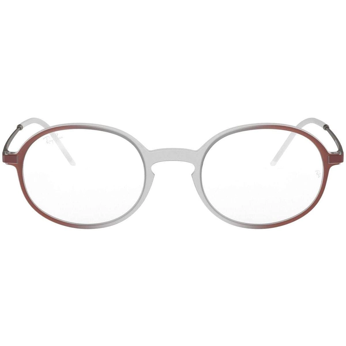 Ray Ban Men's Eyeglasses - Demo Lens Plastic Round Frame | 0RX7153-5792-50-21-145