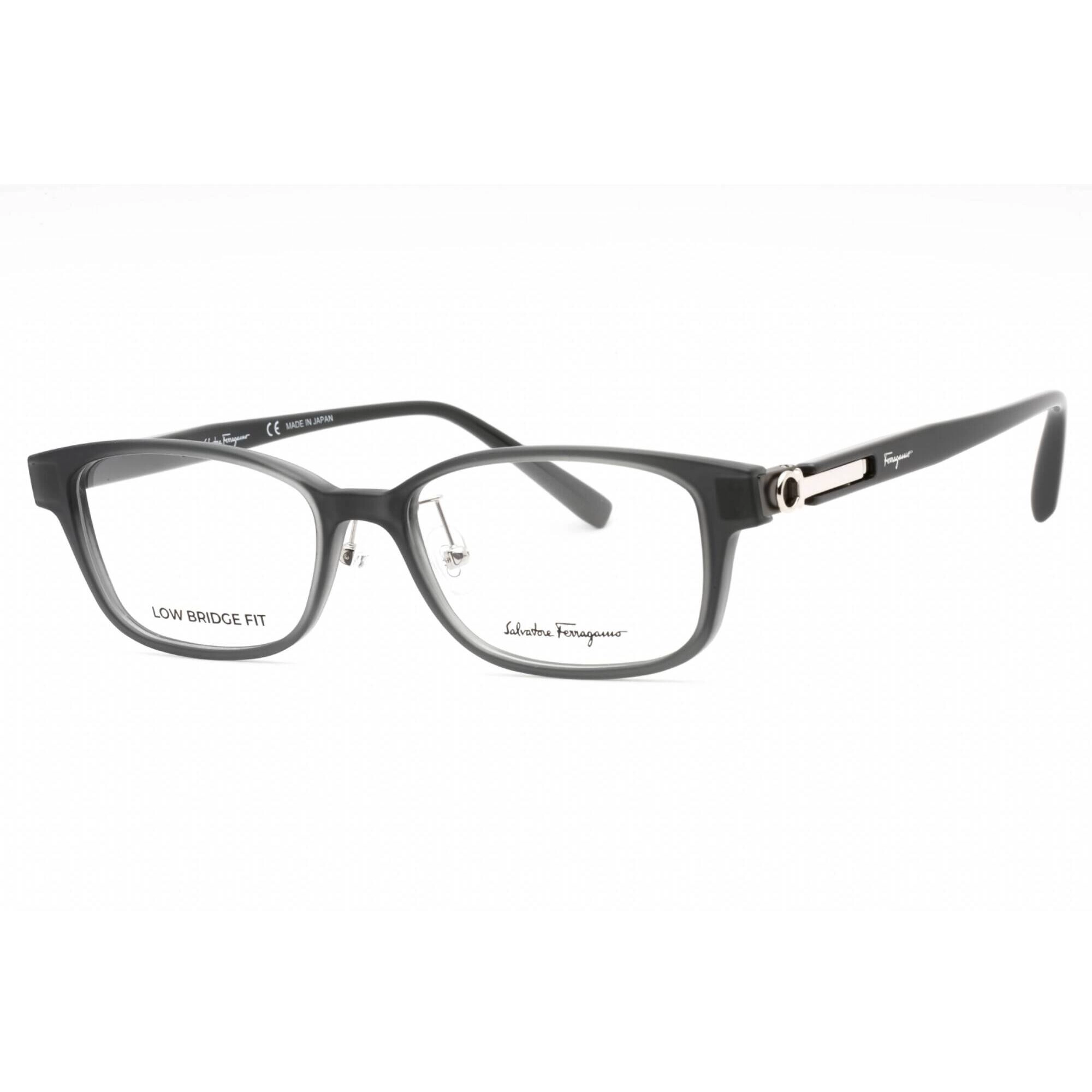 Salvatore Ferragamo Men's Eyeglasses - Matte Grey Rectangular Frame | SF2890A 038