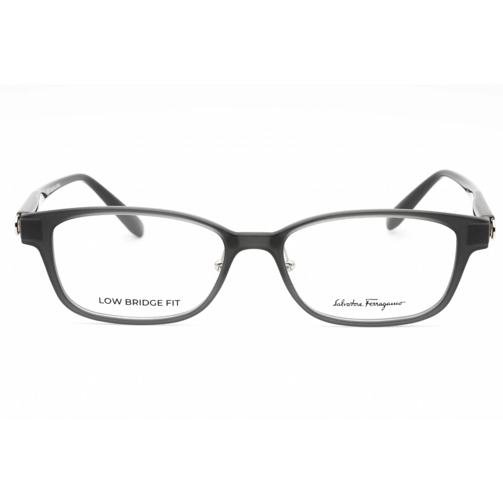 Salvatore Ferragamo Men's Eyeglasses - Matte Grey Rectangular Frame | SF2890A 038