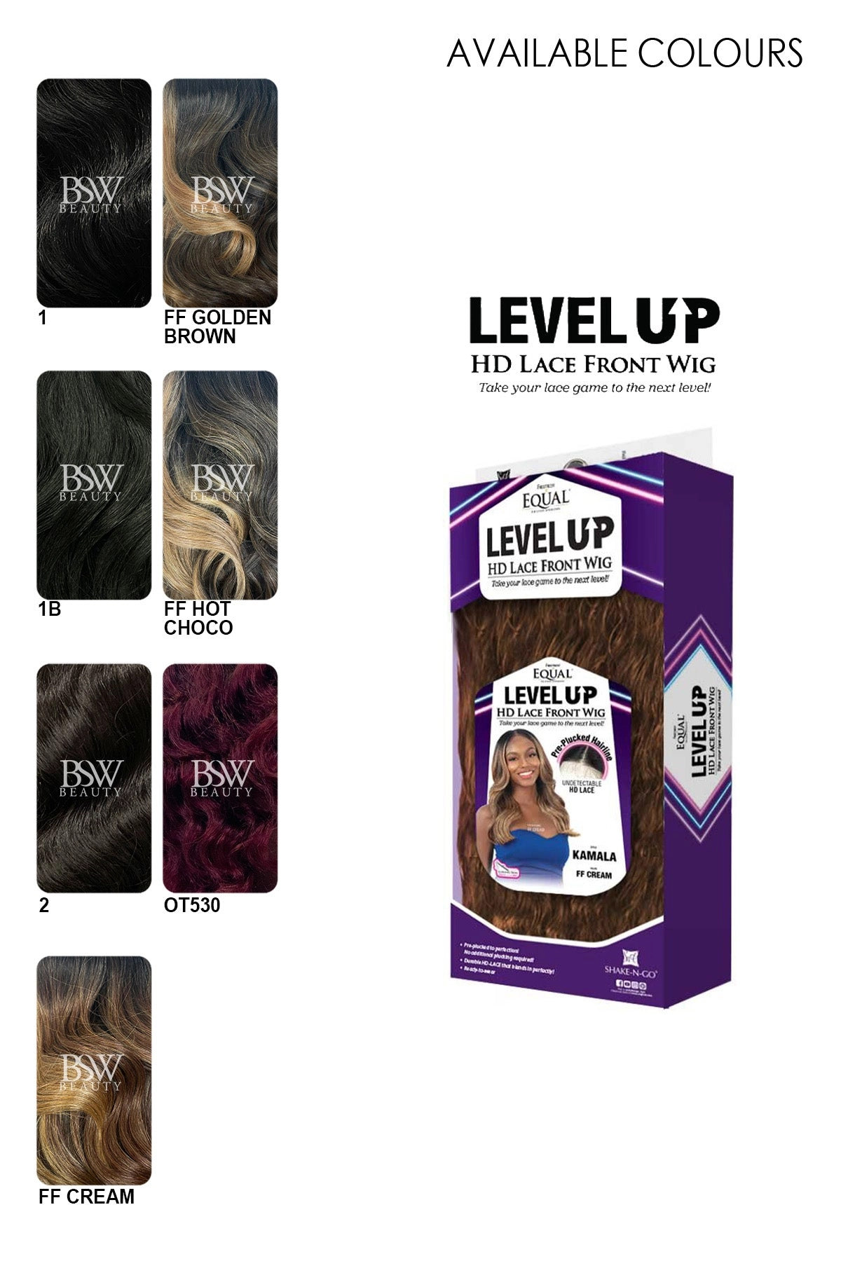 SHAKE N GO EQUAL WIG LEVLE UP - KAMALA
