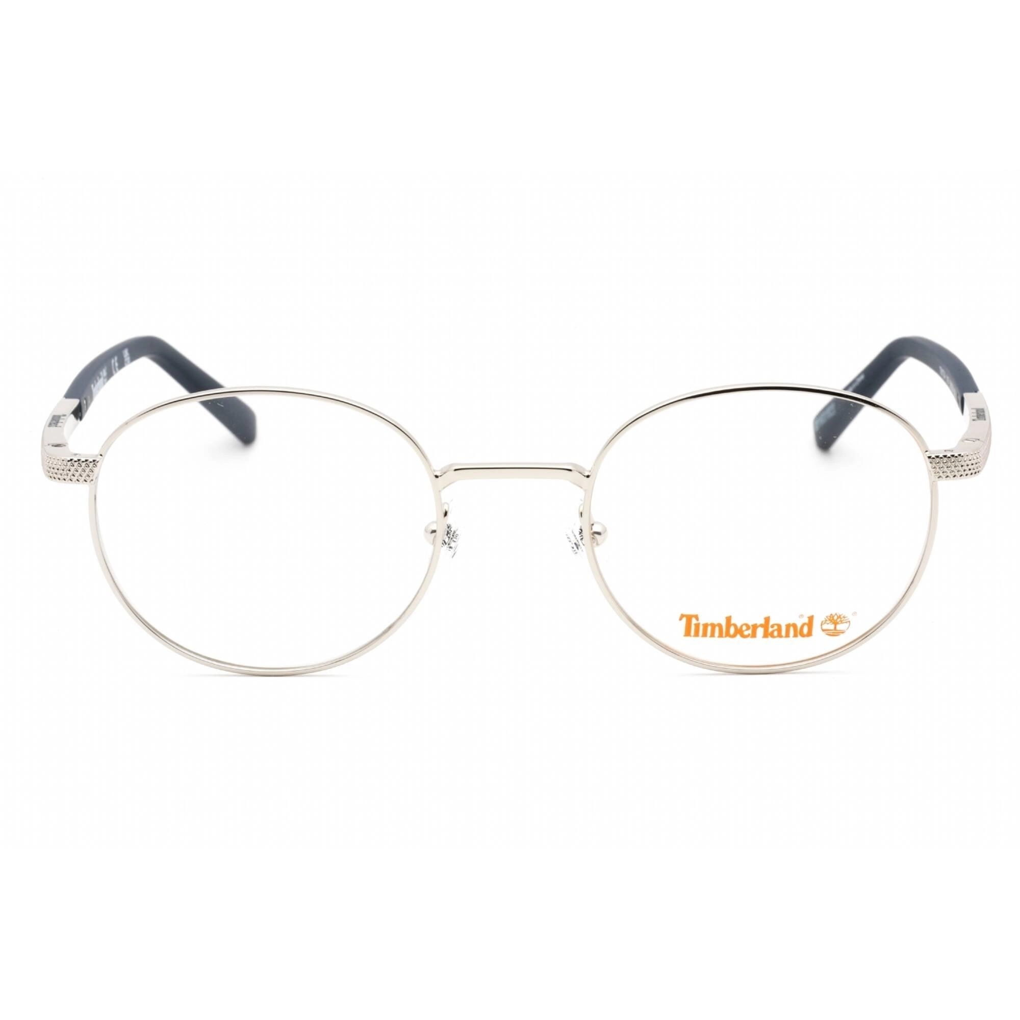 Timberland Men's Eyeglasses - Shiny Light Nickeltin Metal Full Rim Frame | TB1724 010