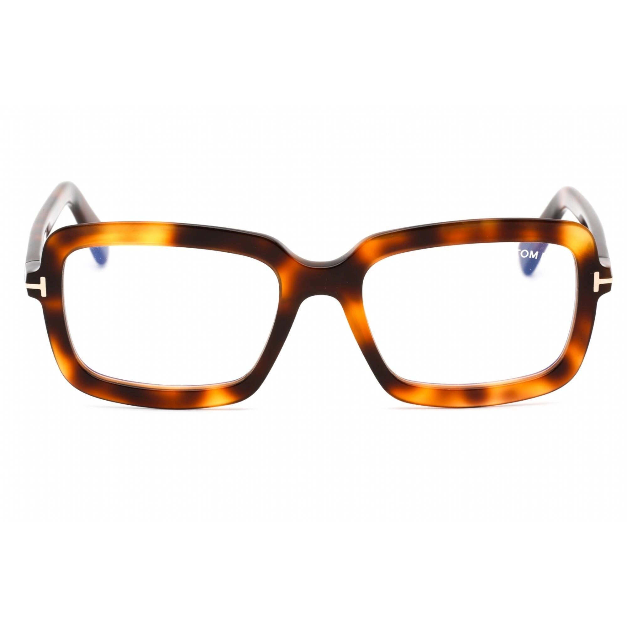 Tom Ford Women's Eyeglasses - Blonde Havana Plastic Full Rim Frame | FT5767-B 053
