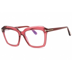Tom Ford Women's Eyeglasses - Red/Other Plastic Cat Eye Full Rim Frame | FT5847-B 068